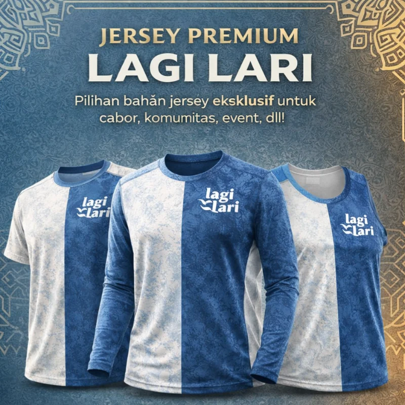 Lagi Lari Premium Jersey – Custom & PO Series